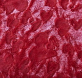 DaDa Bedding Candy Apple Red Vibrant Luxury Faux Fur Euro Throw Pillow Cover (Red-19) from DaDalogy Bedding Collection