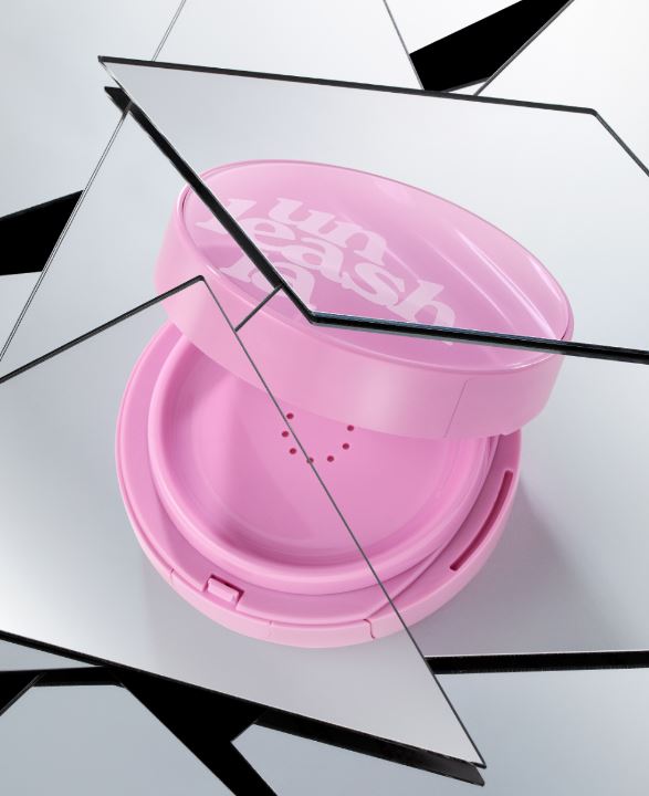Don't Touch Glass Pink Cushion from Masksheets