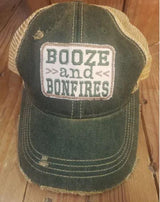 Booze & Bonfires Hat From The Goat Stock