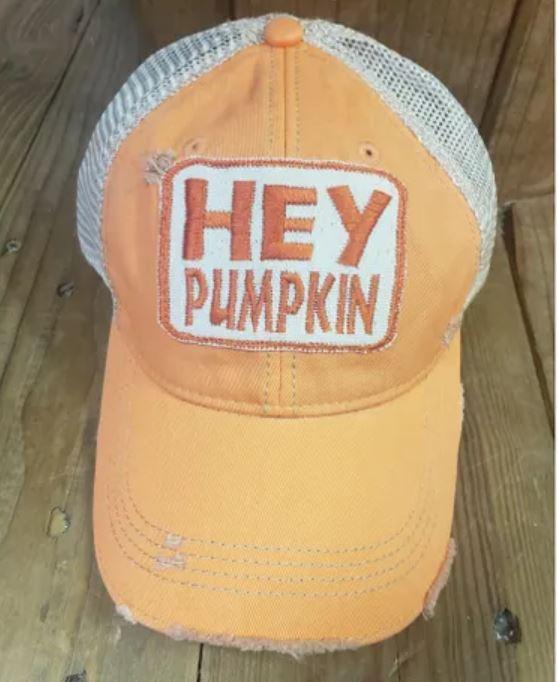 Hey Pumpkin Hat from The Goat Stock