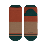 The Car Camper | Earth Tone Color Block Heel Hammock™ Ankle Socks from Shinesty