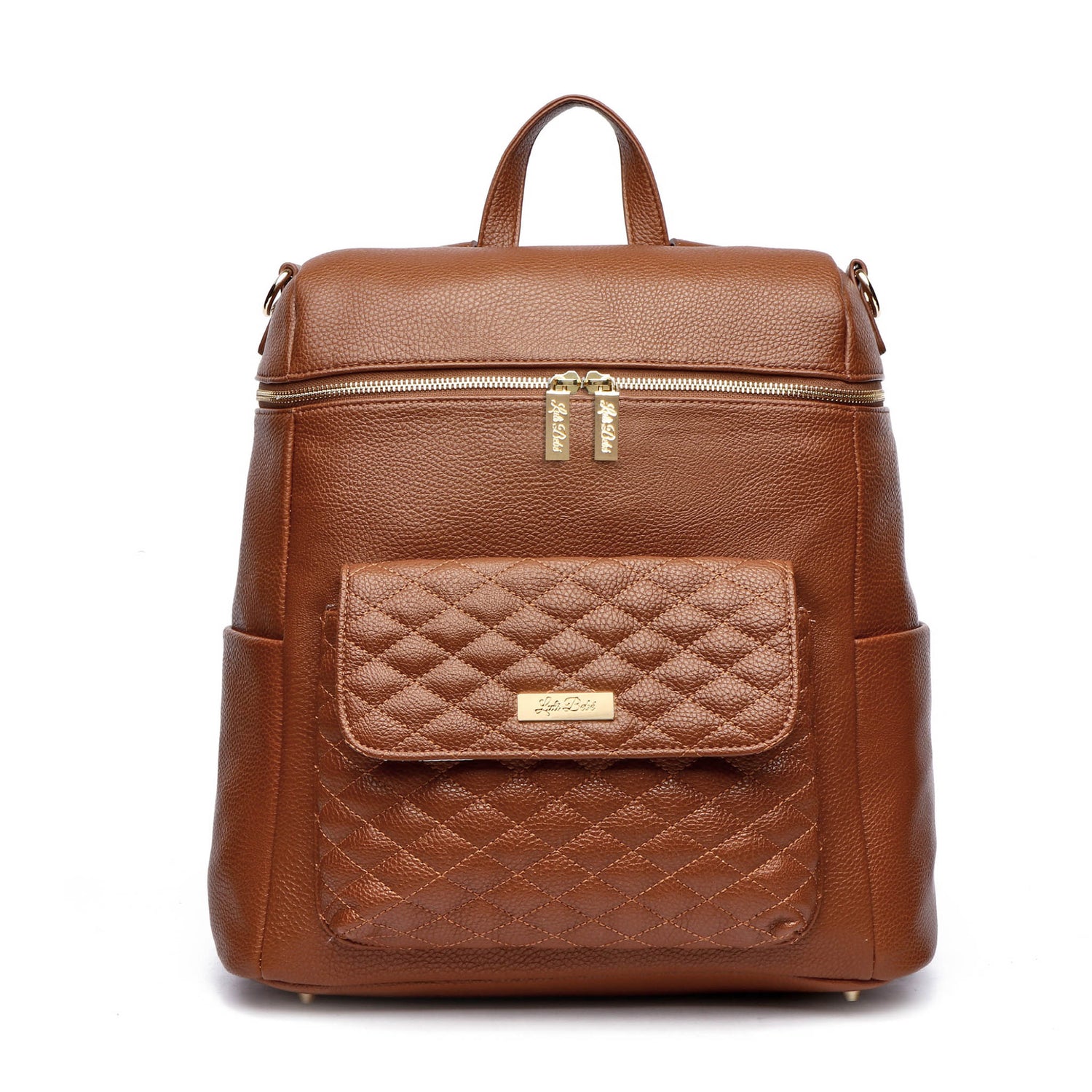 Monaco Diaper Bag | Caramel Brown From Luli Bebé