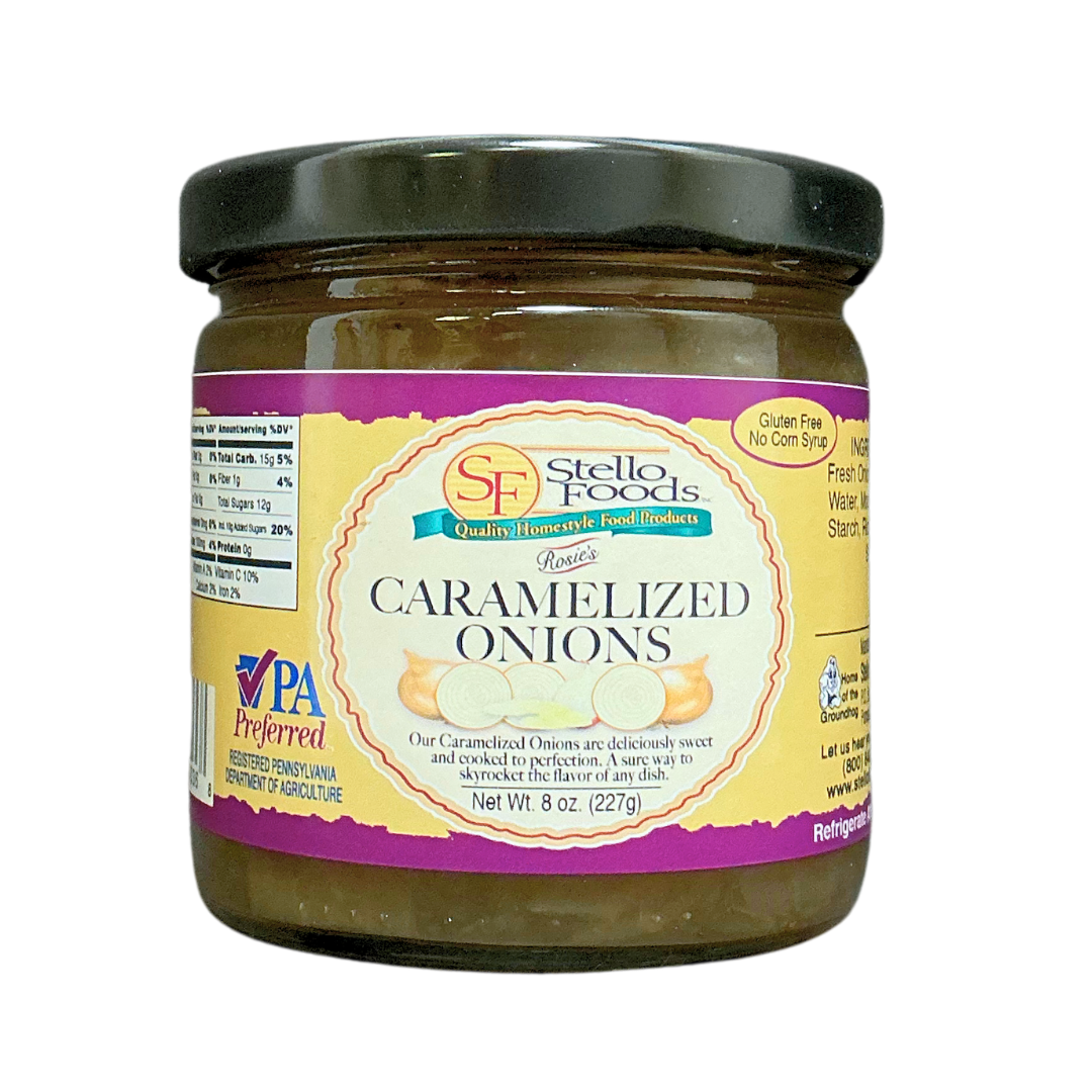 Stello Foods - Rosie's Caramelized Onions 8 oz From Stello Foods