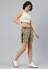 Cargo High Waisted Shorts from London Rag International