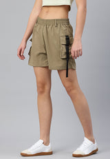 Cargo High Waisted Shorts from London Rag International