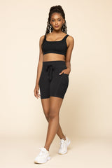 Cargo Biker Short - Black from POPFLEX