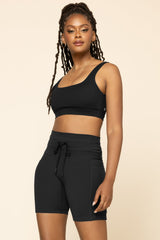Cargo Biker Short - Black from POPFLEX
