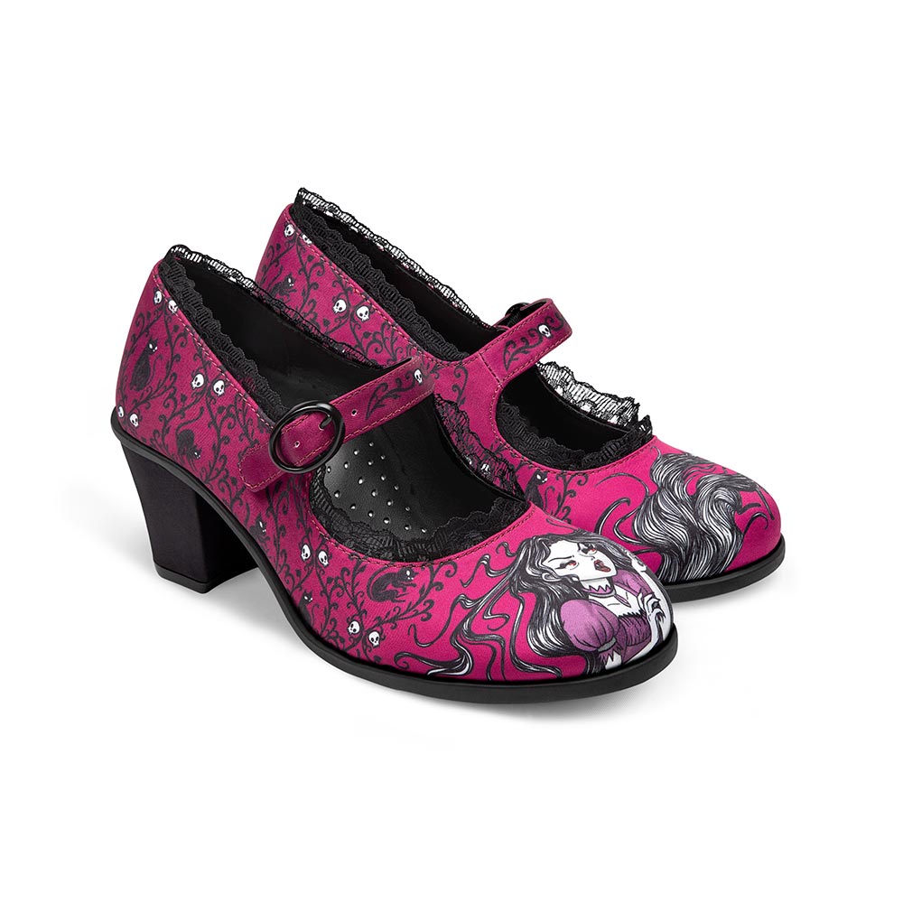 Chocolaticas® Mid Heels Carmilla Women's Mary Jane Pump From Hot Chocolate Design