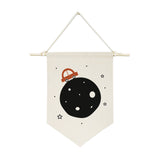 Cars in Space Hanging Wall Banner from The Cotton & Canvas Co.