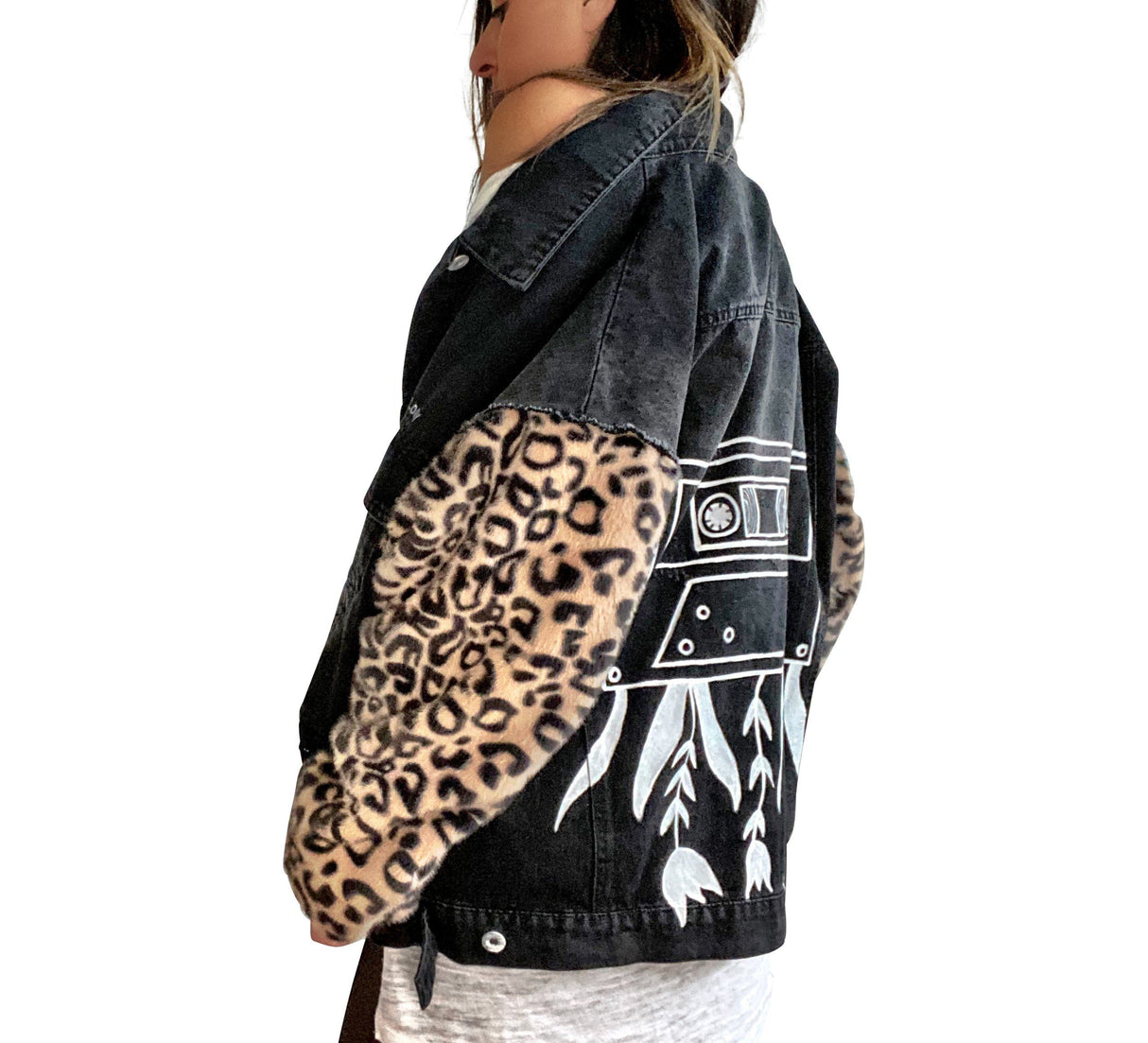 'CASSETTE LIFE' DENIM JACKET from Wren + Glory