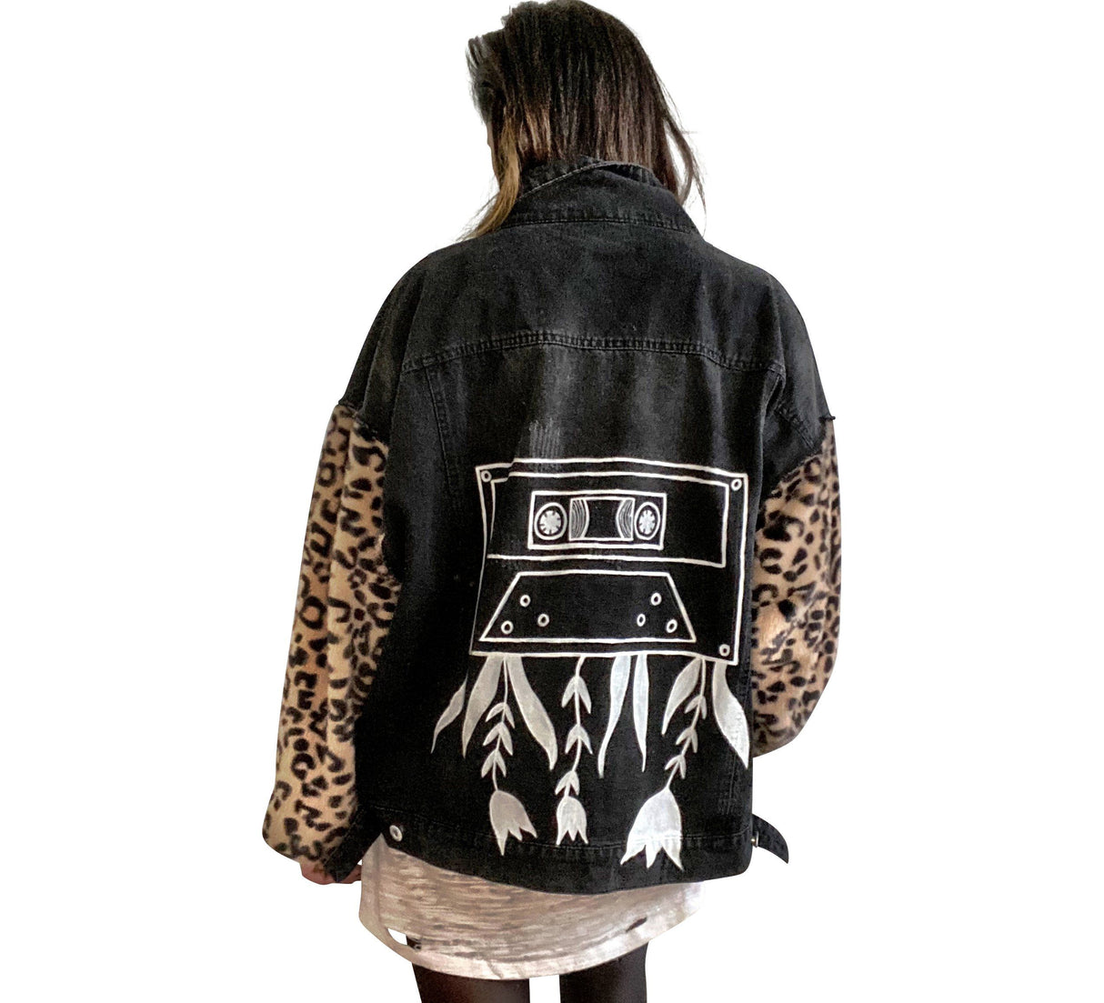 'CASSETTE LIFE' DENIM JACKET from Wren + Glory