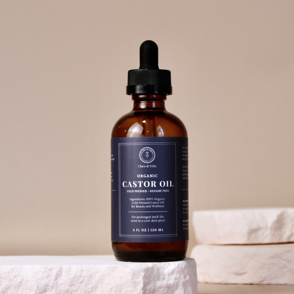 Organic Castor Oil from Clara & Fritz Tallow Shop
