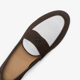 Men's Brown Suede & White Canvas Centesimo from Del Toro Shoes