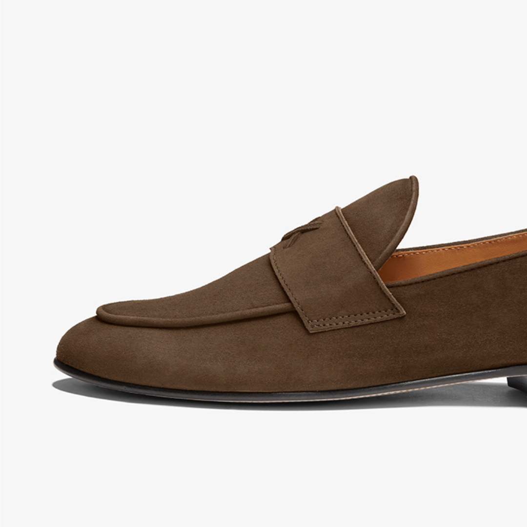 Men's Chocolate Suede Centesimo from Del Toro Shoes