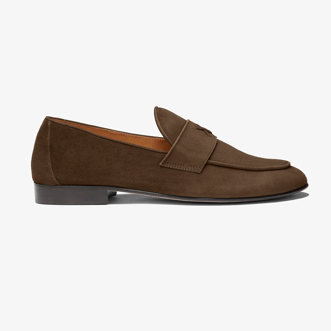 Men's Chocolate Suede Centesimo from Del Toro Shoes