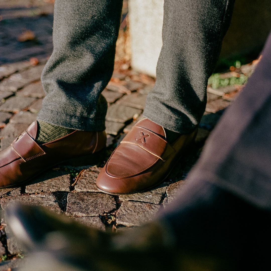 Men's Brown Leather Centesimo from Del Toro Shoes