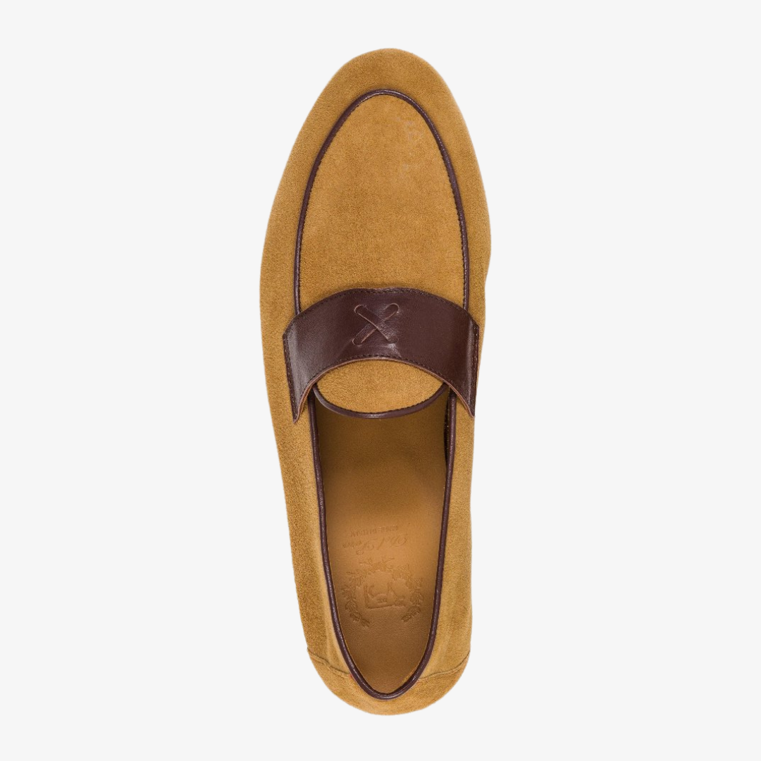 Men's Tan Suede Centesimo from Del Toro Shoes