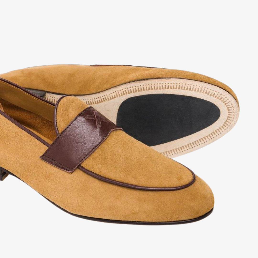 Men's Tan Suede Centesimo from Del Toro Shoes