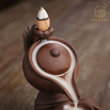 Ceramic Hand Censer Waterfall Incense Burner from incenseocean