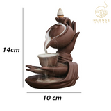 Ceramic Hand Censer Waterfall Incense Burner from incenseocean