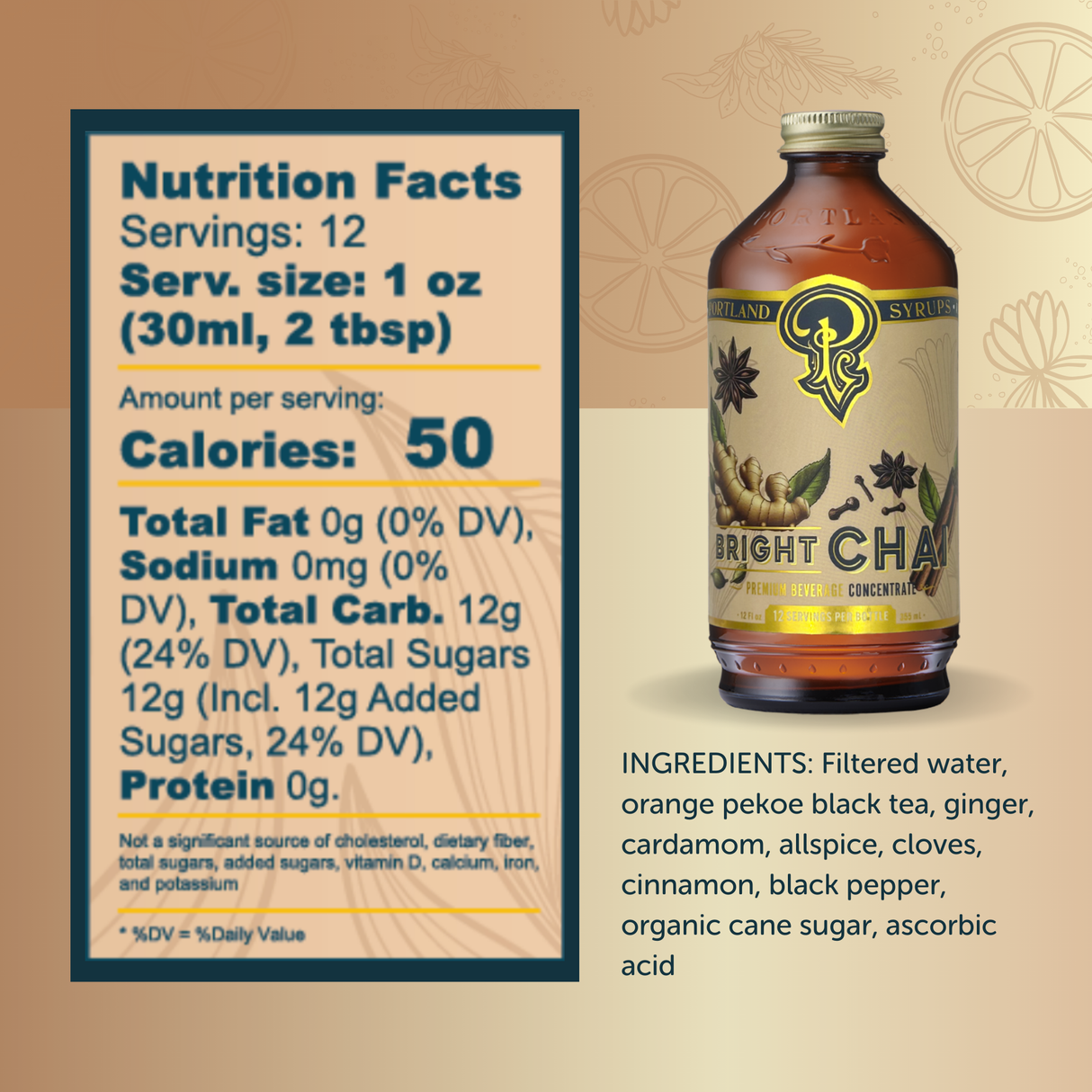 Bright Chai Syrup from Portland Syrups