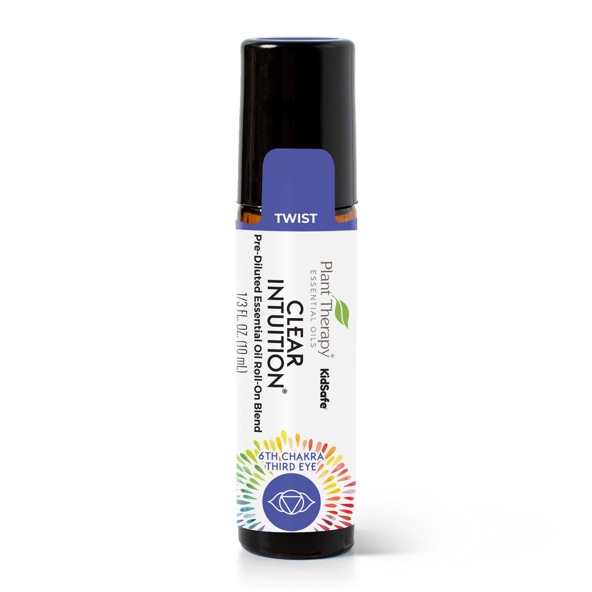 Clear Intuition (Brow Chakra) Pre-Diluted Essential Oil Blend Roll-On 10 mL From Plant Therapy