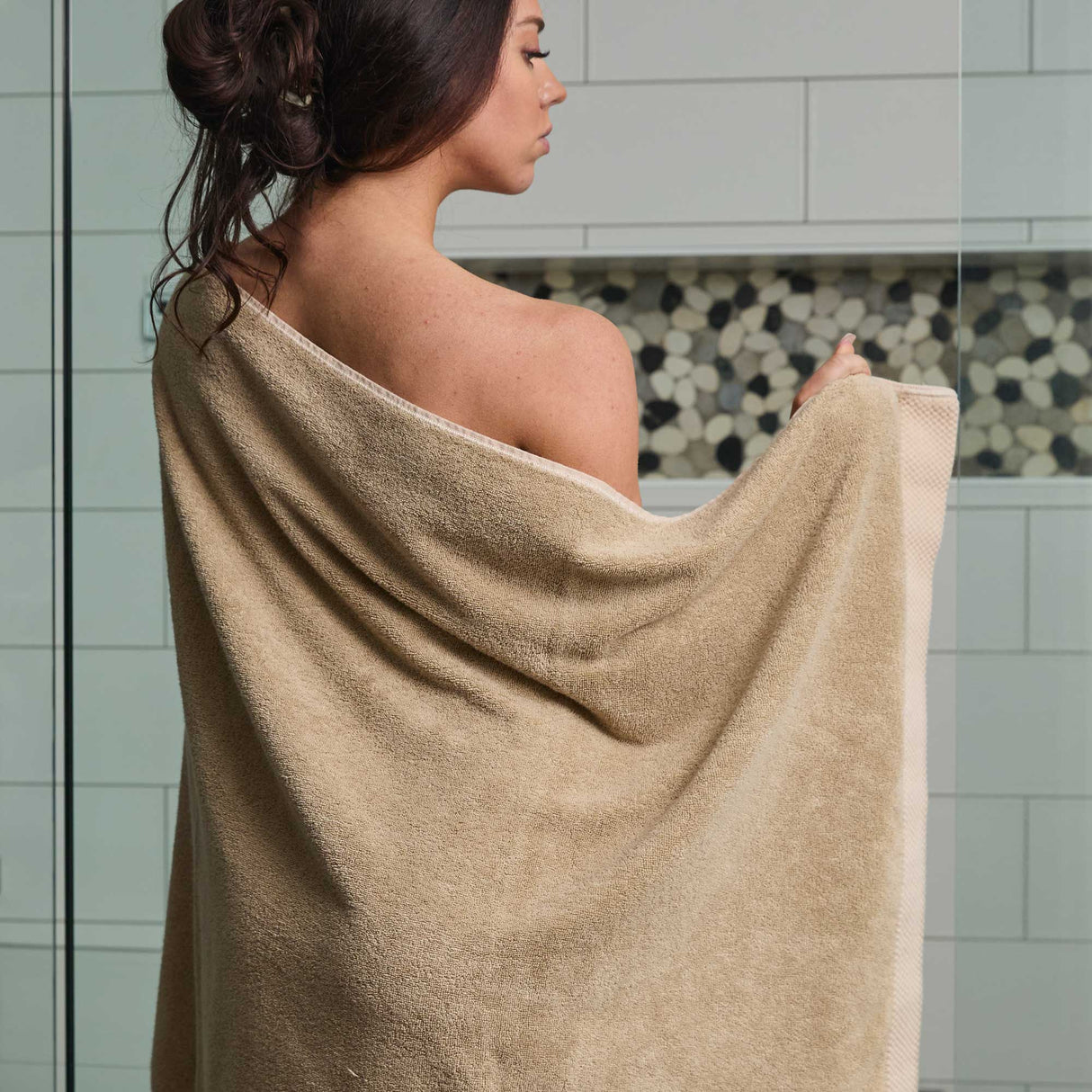 Bamboo 3 Piece Towel Set - Champagne from BedVoyage