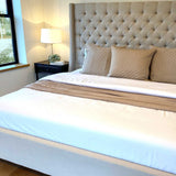 Bamboo Quilted Euro Sham 1 Piece - Champagne - Final Sale/No Returns from BedVoyage
