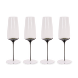 Smoke Stem Champagne Glasses from Hotel Collection