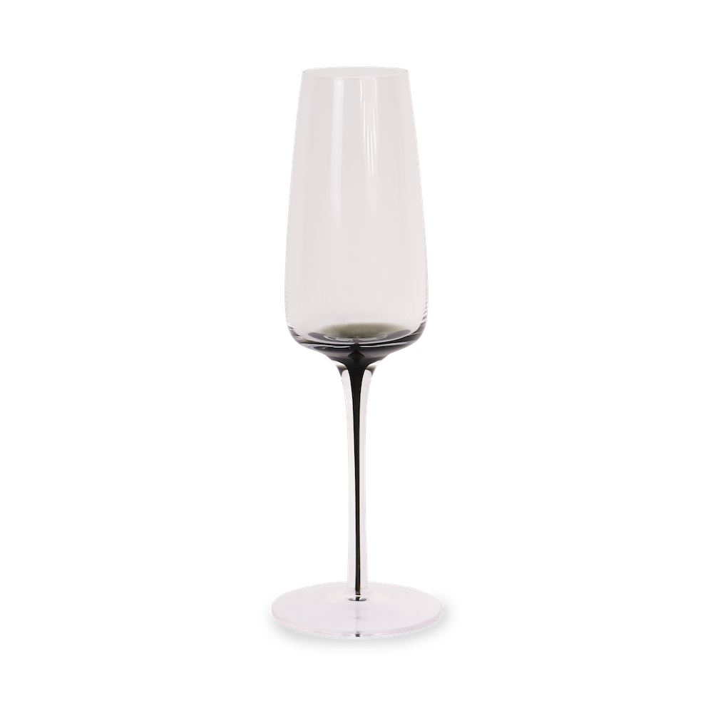 Smoke Stem Champagne Glasses from Hotel Collection