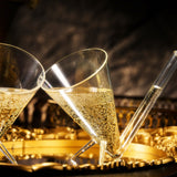 Champagne Shooter, Champagne Flutes Glasses, Unbreakable Acrylic with Stand Bridesmaid Proposal Box, Stocking Stuffers for Adults, Bachelorette Party Favors, Party Supplies, Fun Gifts for Women from The Wine Savant