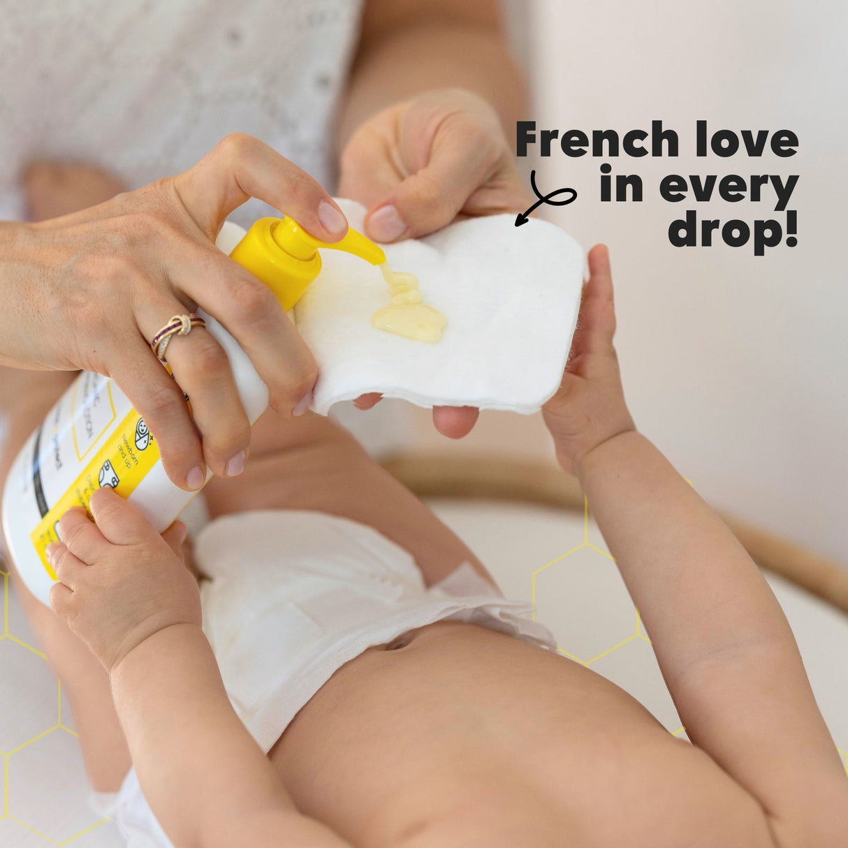Organic French Diapering Liniment Lotion - Pump Bottle - 8 oz from La Petite Creme