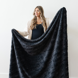 PATTERNED FAUX FUR XL THROW BLANKETS From Saranoni