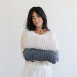 RIBBED BAMBONI® THROW BLANKETS From Saranoni