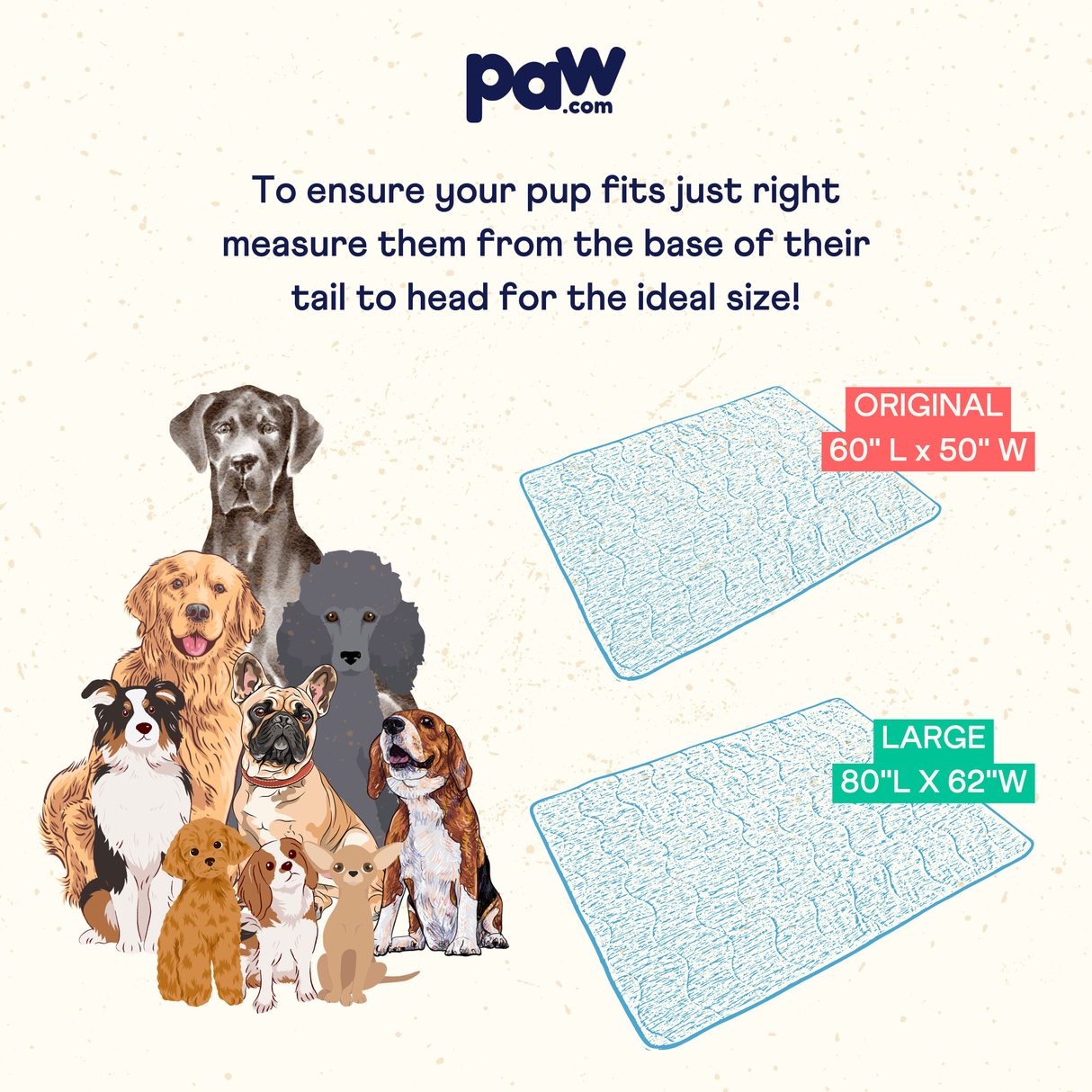 PupChill™ Cooling Waterproof Blanket - Arctic Sand from Paw.com