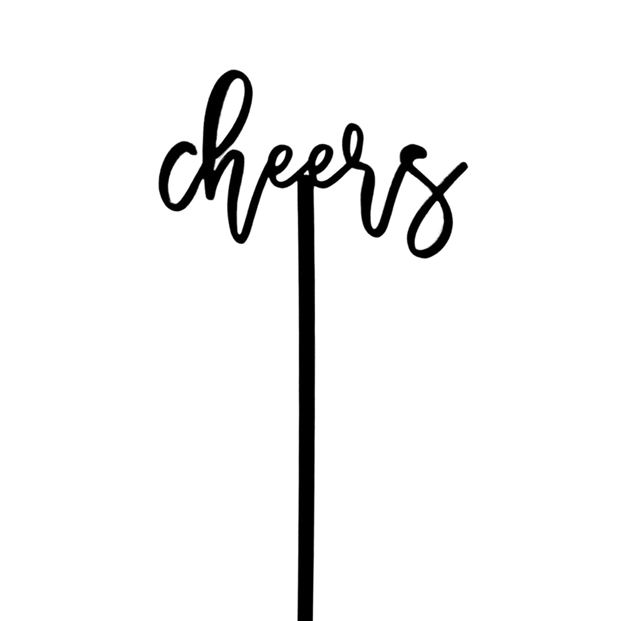Cheers Drink Stirrers, Pack of 12 from The Cotton & Canvas Co.