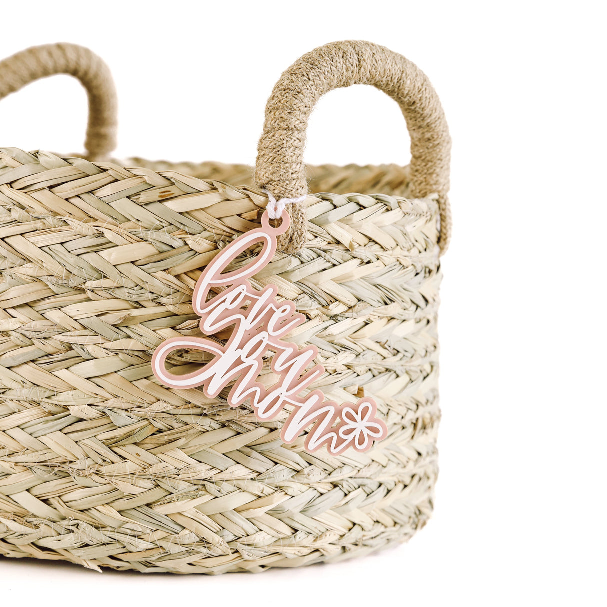 Love You Mom Mother's Day Basket Gift Tag from The Cotton & Canvas Co.