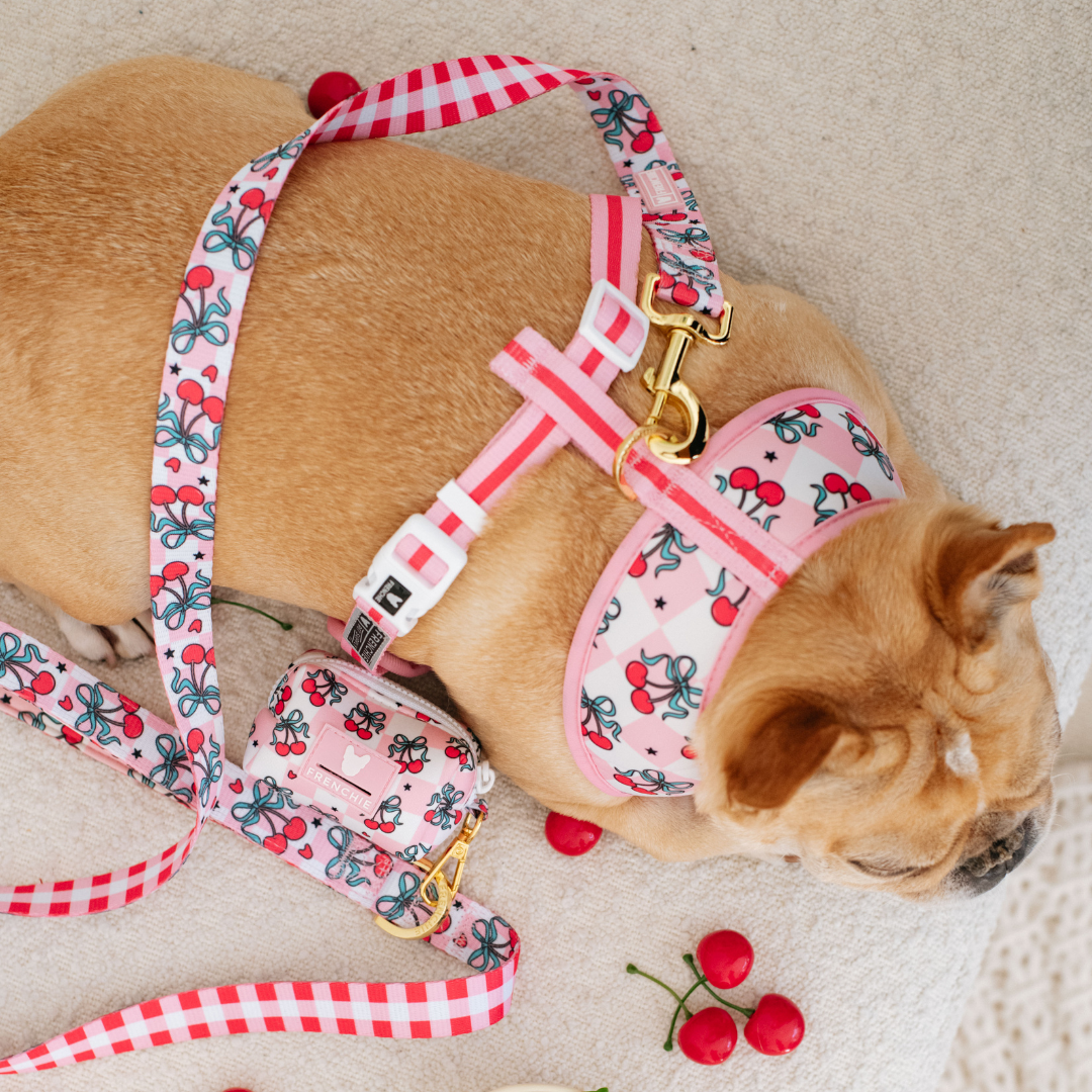 Frenchie Poo Bag Holder - Cherries Red from Frenchie Bulldog