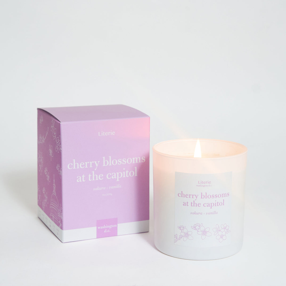 Cherry Blossoms at the Capitol from Literie Candles