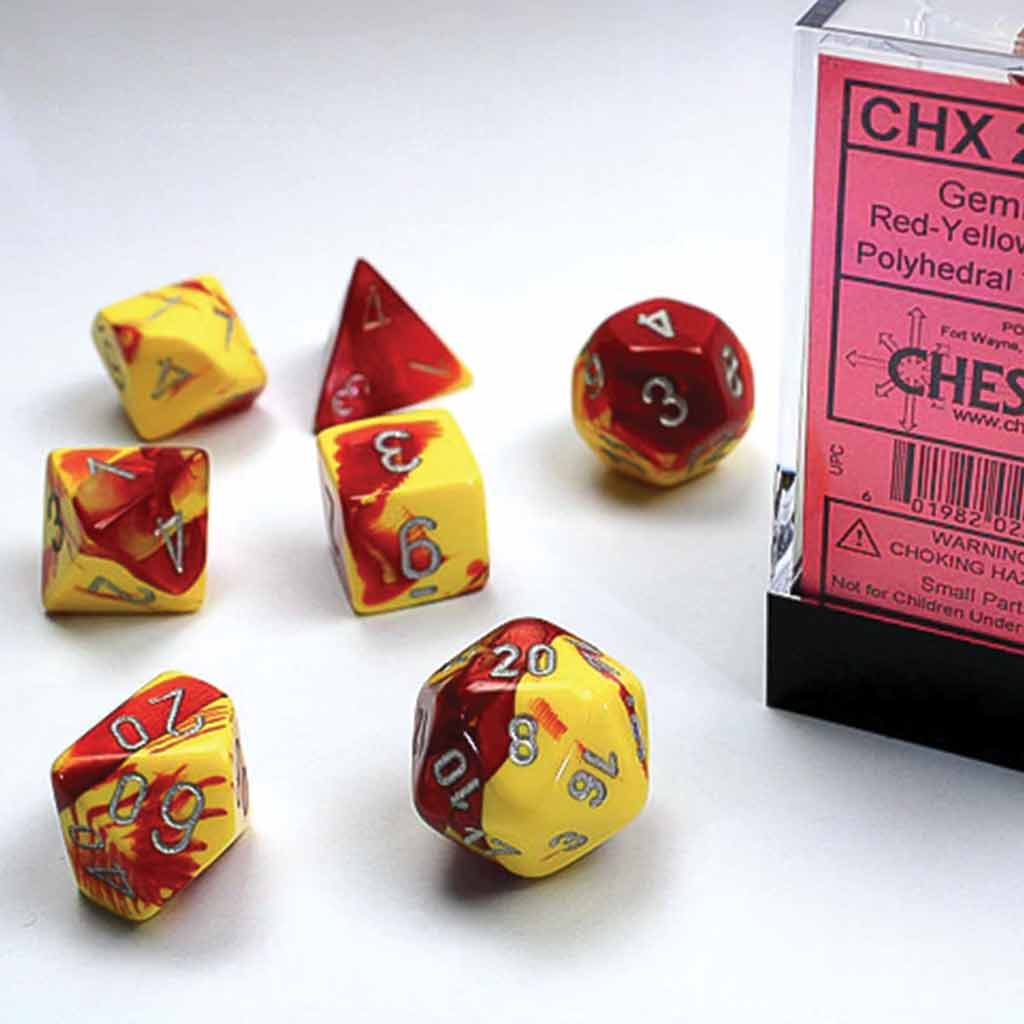 CHESSEX: POLYHEDRAL Gemini DICE SETS From PunkOuter Games