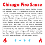 Chicago Style Hot Sauce: Chicago Fire Sauce from Big Fork Brands
