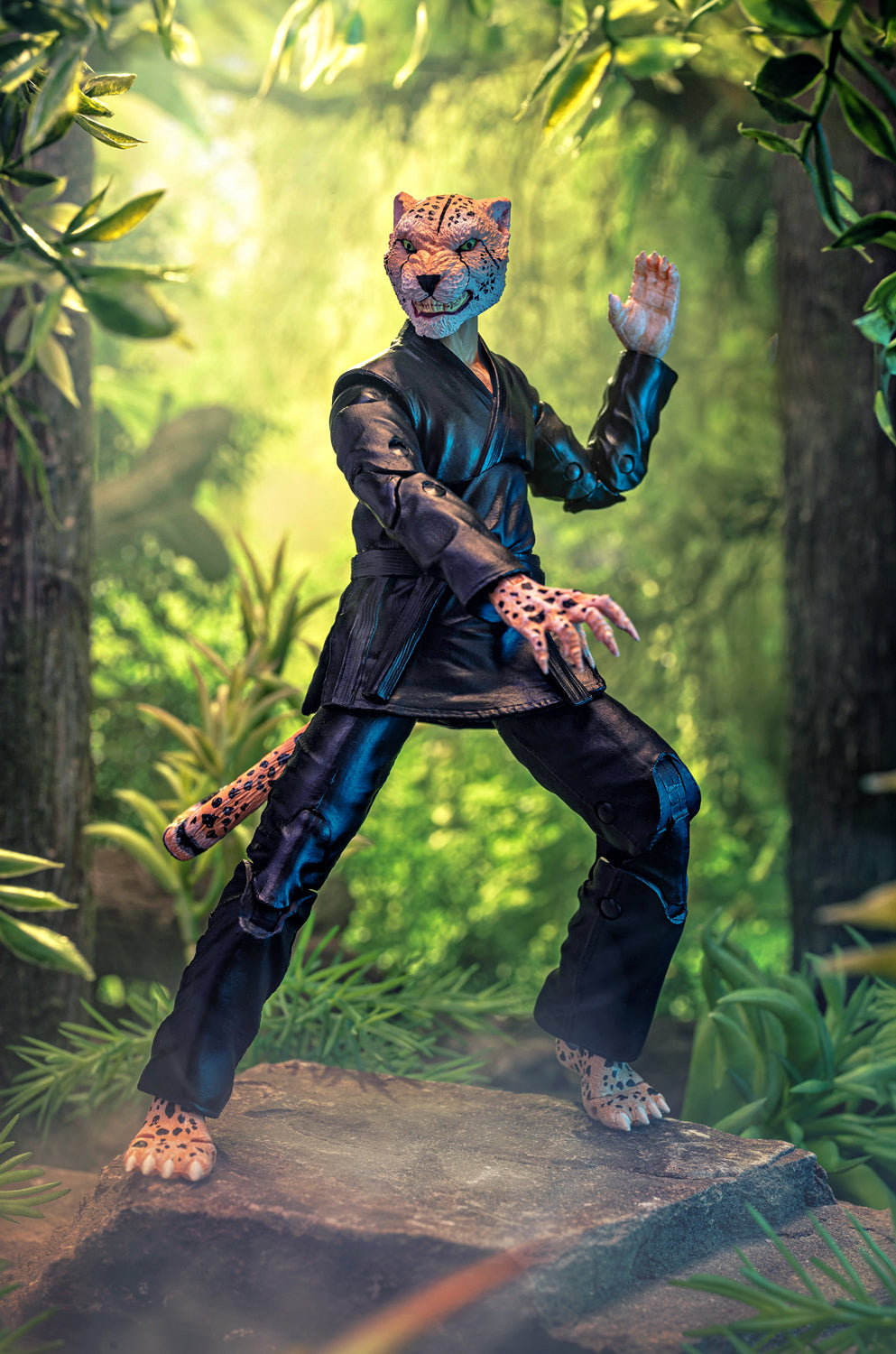 Zoo Jitsu Fighters Chico the Cheetah Action Figure from Icon Heroes