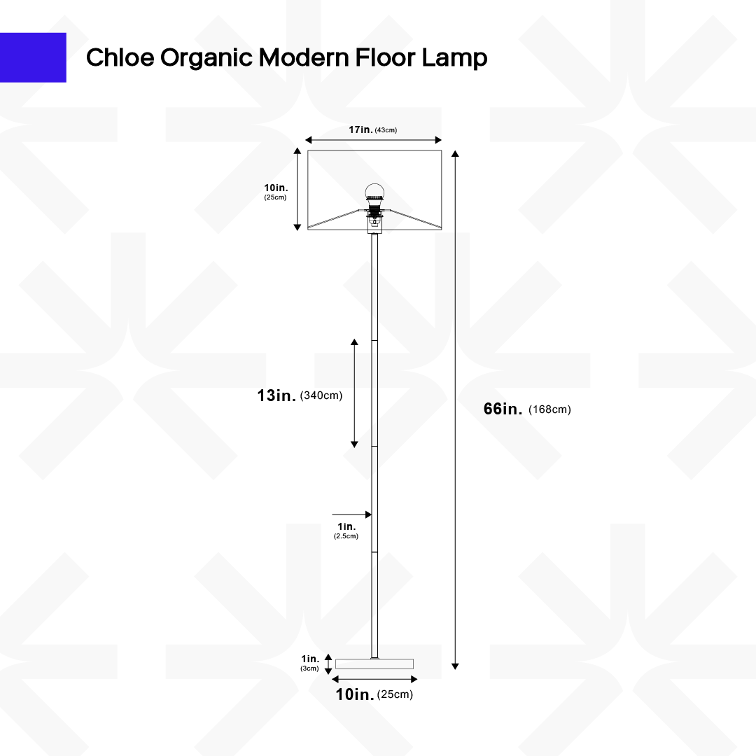 Chloe Floor Lamp from Ozarké