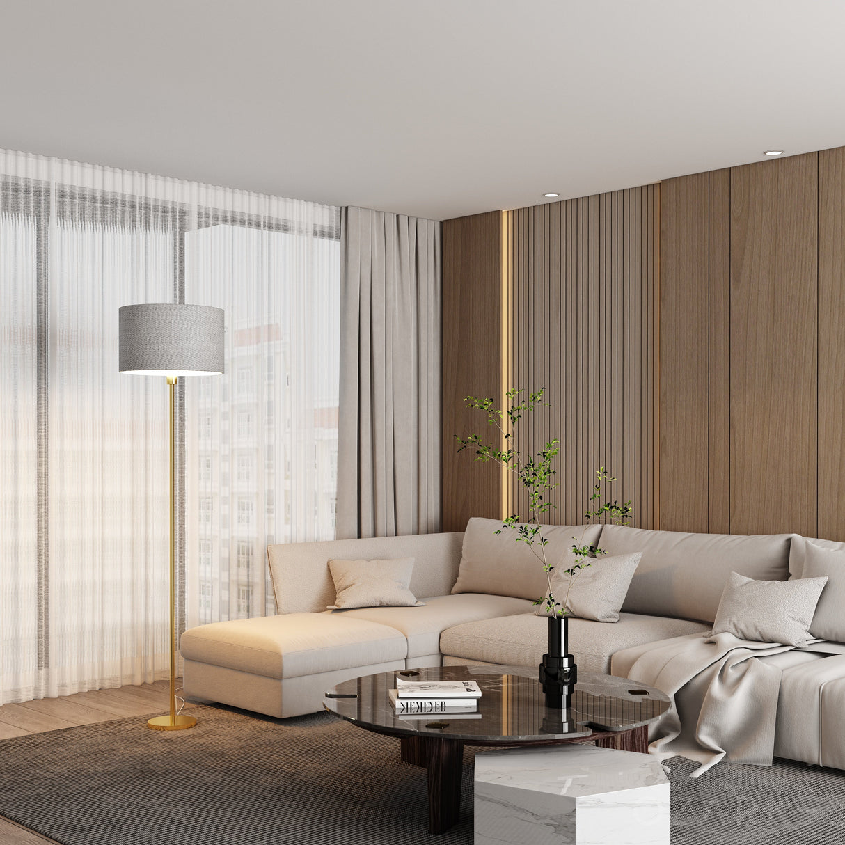 Chloe Floor Lamp from Ozarké