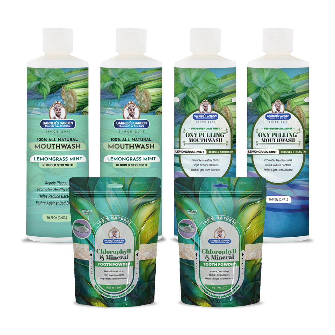 2 Pack Oral Care Package | Trio | H2O2 | Fluoride Free from Garner's Garden