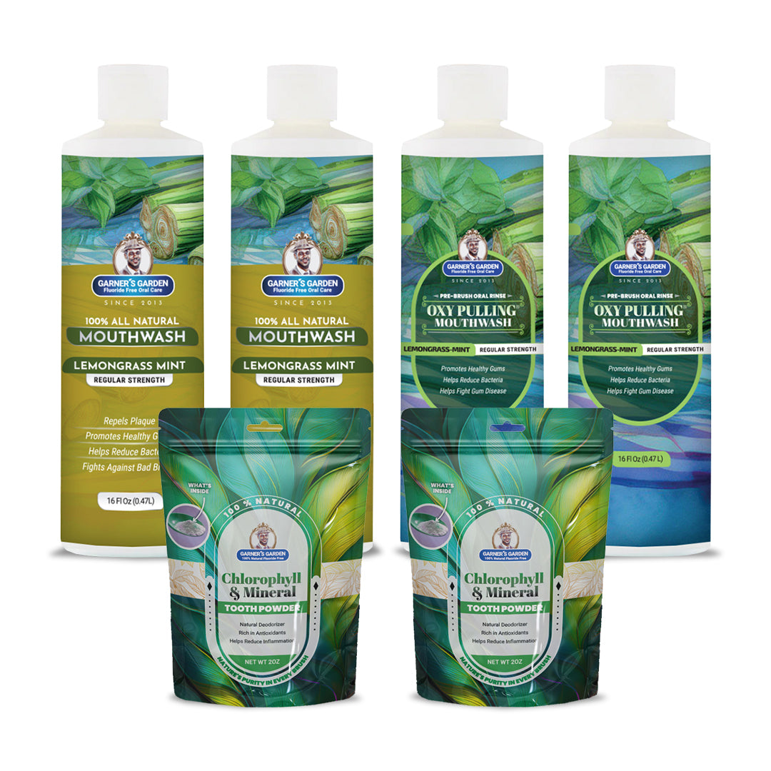 2 Pack Oral Care Package | Trio | H2O2 | Fluoride Free from Garner's Garden