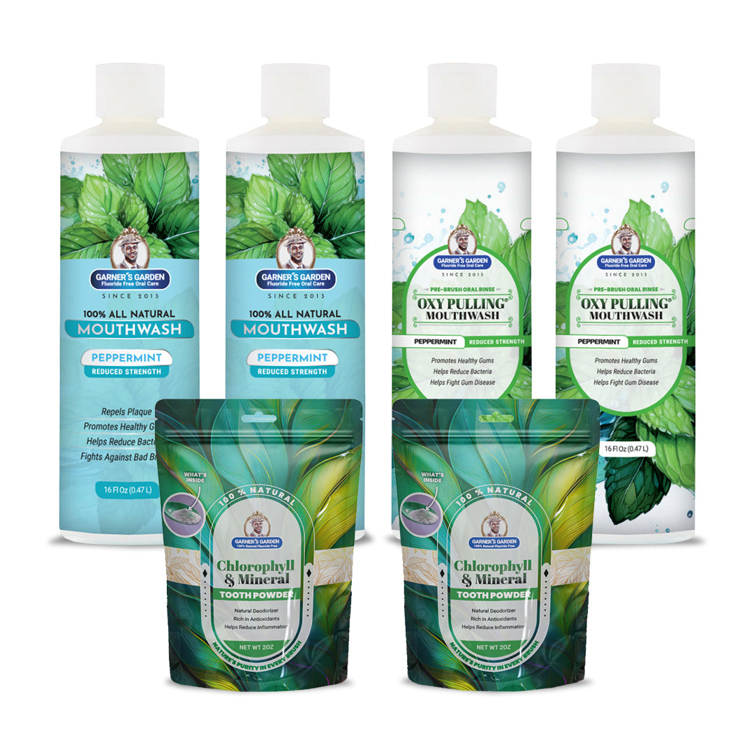 2 Pack Oral Care Package | Trio | H2O2 | Fluoride Free from Garner's Garden