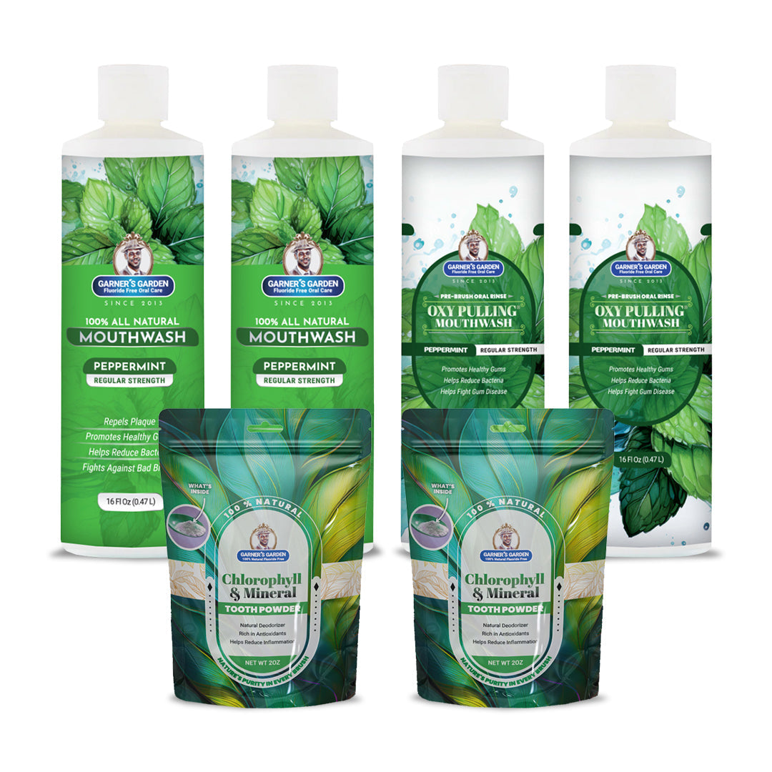 2 Pack Oral Care Package | Trio | H2O2 | Fluoride Free from Garner's Garden