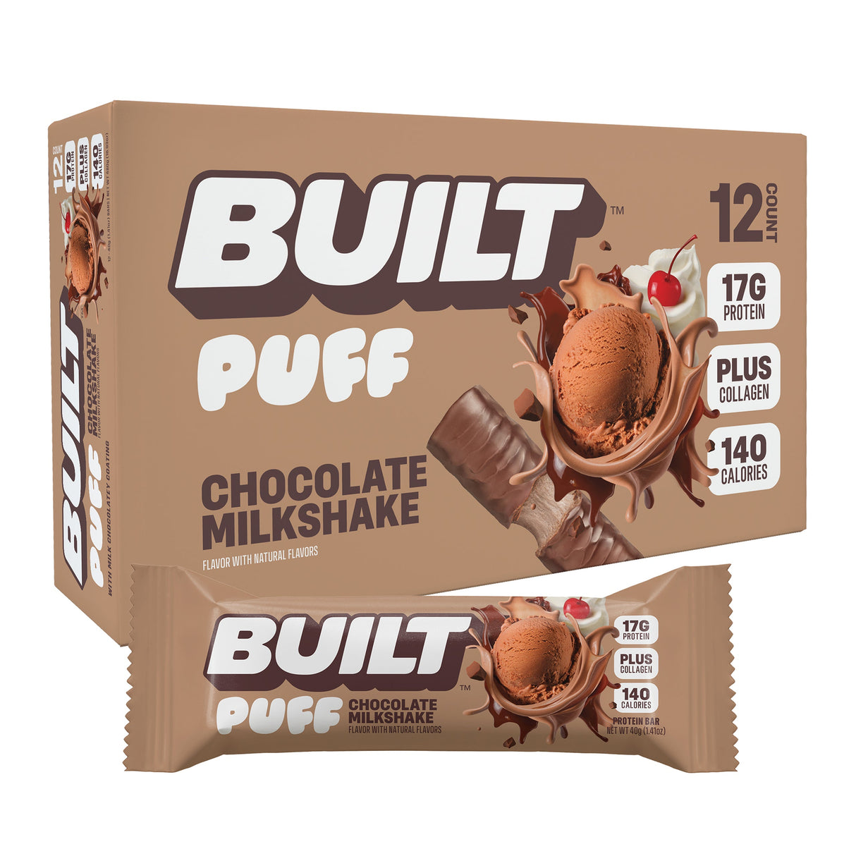 Chocolate Milkshake Puff from BUILT