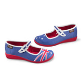 Chocolaticas® Australian Flag Women's Mary Jane Flat from Hot Chocolate Design